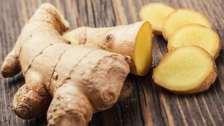 Ginger root to take effect
